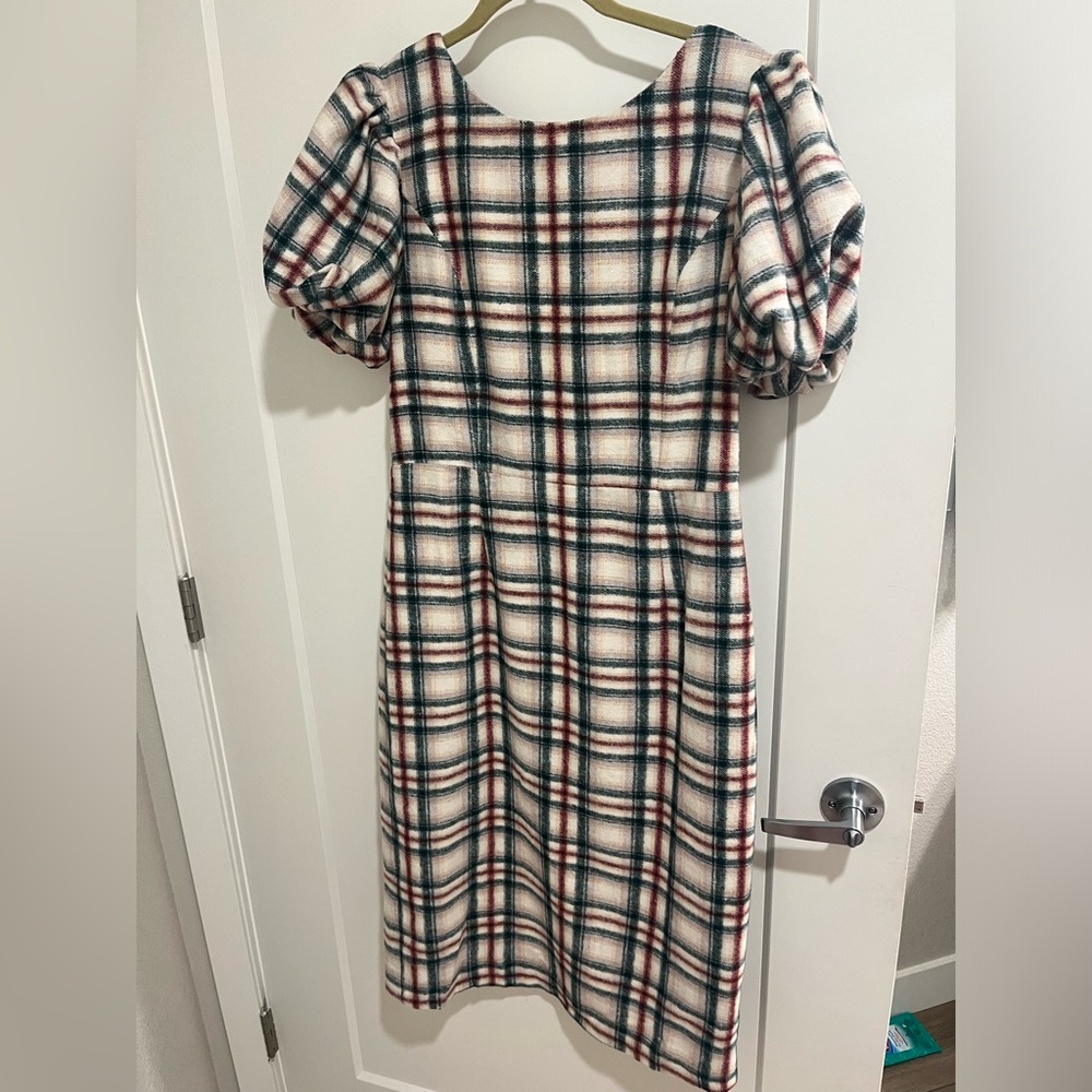 Ivy City Molly Plaid Holiday Dress